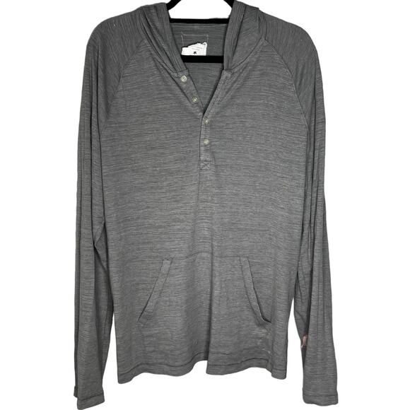 Splendid Mills Mens Pullover Lightweight Hoodie, Casual Sweatshirt Grey XXL - Picture 1 of 13